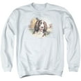thumbnail image 1 of Wildlife - Springer Spaniel Head - Crewneck Sweatshirt - Small, 1 of 2