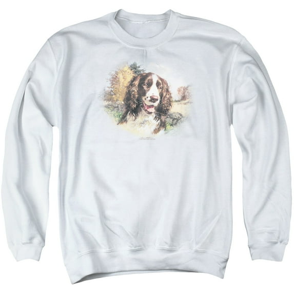 Wildlife - Springer Spaniel Head - Crewneck Sweatshirt - Small
