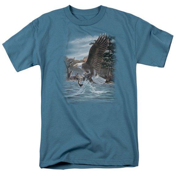 Wildlife - The North Woods Bald Eagle - Short Sleeve Shirt - Small