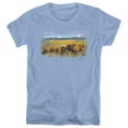 thumbnail image 1 of Wildlife - The Passing Herd - Women's Short Sleeve Shirt - X-Large, 1 of 2