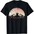 thumbnail image 1 of Wildlife Trees Outdoors Nature Sunset Forest Mountains T-Shirt, 1 of 3
