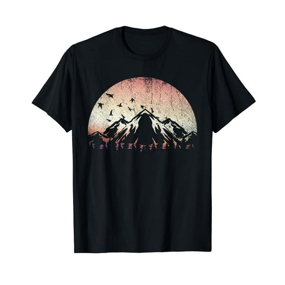 Wildlife Trees Outdoors Nature Sunset Forest Mountains T-Shirt