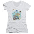 thumbnail image 1 of Wildlife - Tropical Fish - Juniors Cap Sleeve V-Neck Shirt - XX-Large, 1 of 2