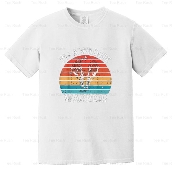 Wildlife Warrior Animals Conservation Elephant Nature, Environment, Comfort Color T-Shirt Unisex, up to 4XL