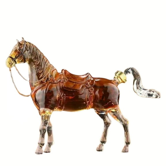 Wildlife Whiskey Decanter Artistic Design with Engraved Whiskey Glasses for Home Bar Decor, Unique Gift for Whiskey Lovers and Enthusiasts