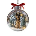 thumbnail image 1 of Wildlife Wonders Collection Crystal Glass Ornament,Crystal Glass Ornament Set Glass Christmas,Vivid 3D Animal Christmas Decoration,Clear Plastic Xmas Balls, Winter Tree Decor Sparkling Star Accents, 1 of 5
