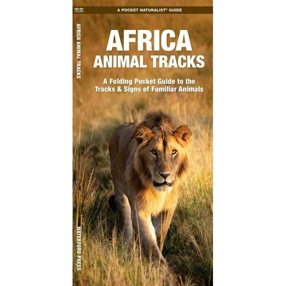 Wildlife and Nature Identification African Animal Tracks: A Folding Pocket Guide to the Tracks & Signs of Familiar Animals, (Paperback)