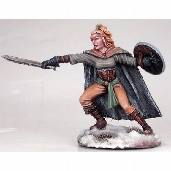 Wildling Spearwife with Short Sword Miniature George R.R. Martin Masterworks Dark Sword Miniatures