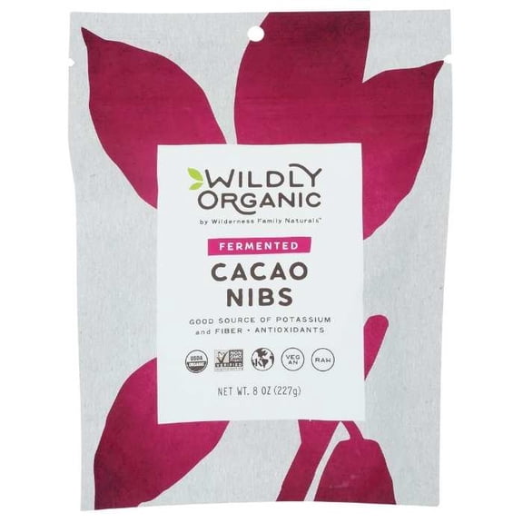 Wildly Organic 235167 Fermented Cacao Nibs 8 oz.