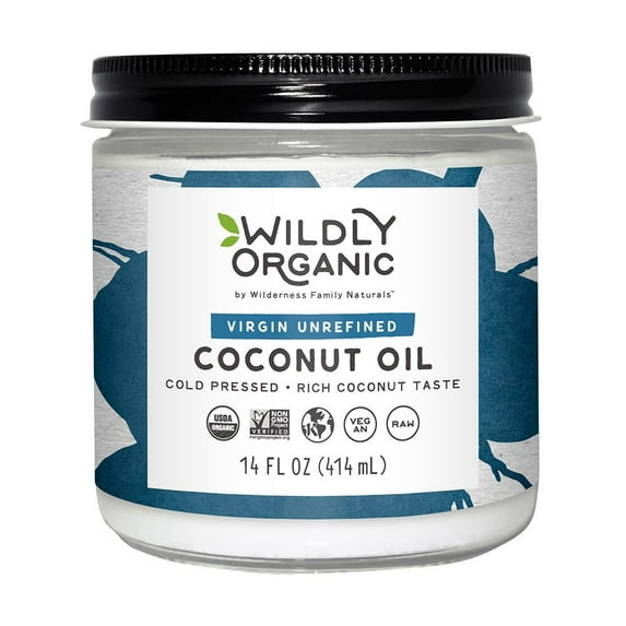 Wildly Organic 235175 Unrefined Virgin Coconut Oil 14 fl. oz.