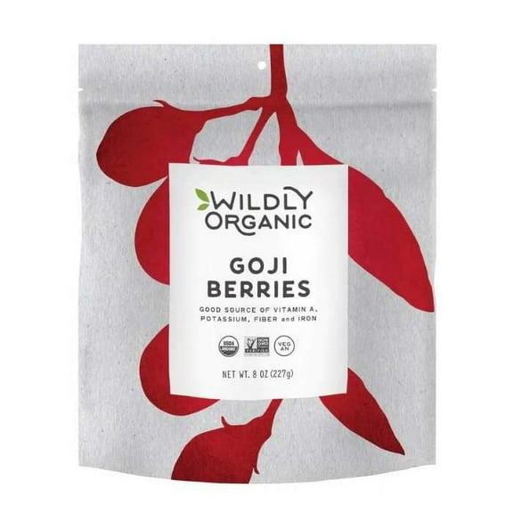 Wildly Organic 235184 Dehydrated Goji Berries 8 oz.