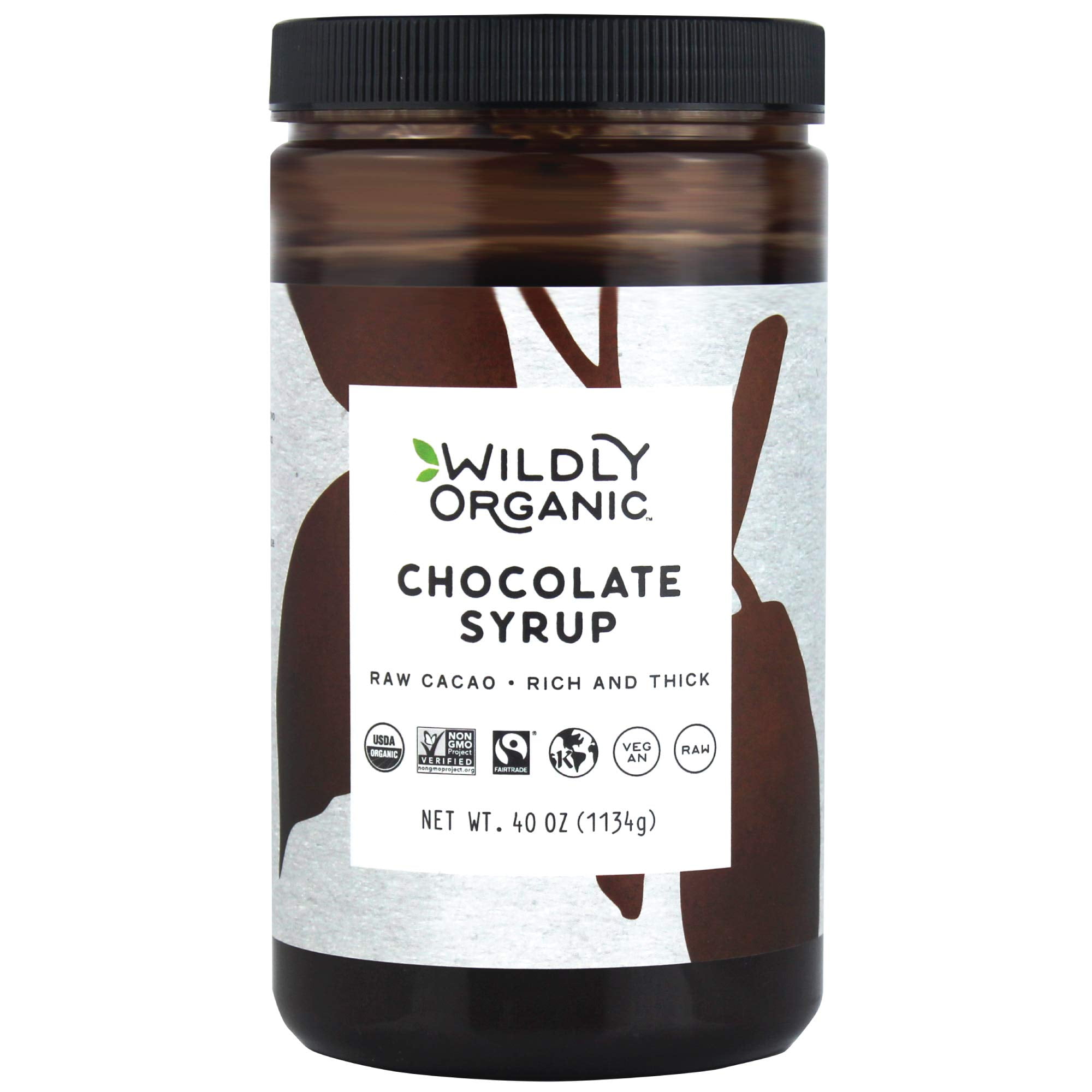 Wildly Organic Chocolate Syrup 40 Oz, 2.5 lbs Organic, Fair Trade