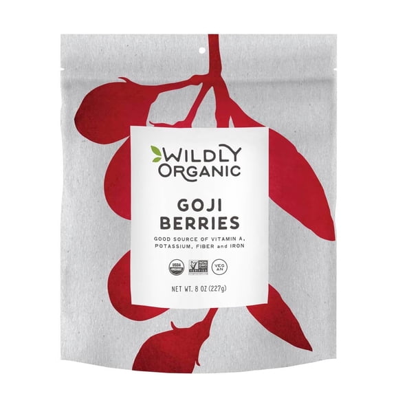 Wildly Organic Goji Berries - 8 oz Pack of 2