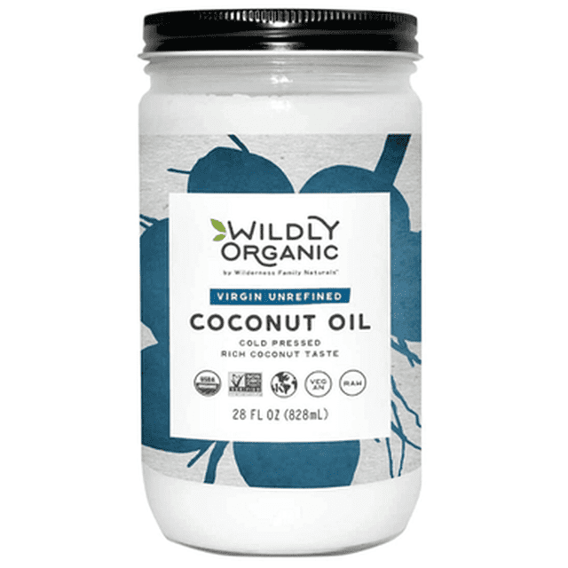Wildly Organic Virgin Unrefined Coconut Oil 28 fl oz Pack of 3