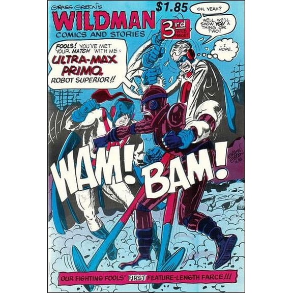 Wildman (Grass Green's ) #3 VF ; Miller Comic Book