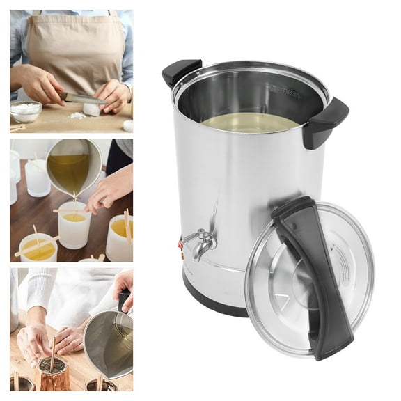 Wildnix 12L Wax Warmer Machine with 1200W Power, Efficient Heating, Anti-Scald Handles, Safety Features, and Temperature Control for Candle Wax Melting