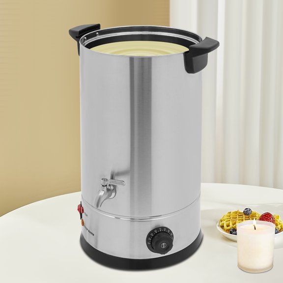 Wildnix 15L Electric Wax Melting Pot with 1400W Power, Adjustable Temperature, Anti-Scald Handles, Safety Features, and Efficient Wax Melting for Large Use