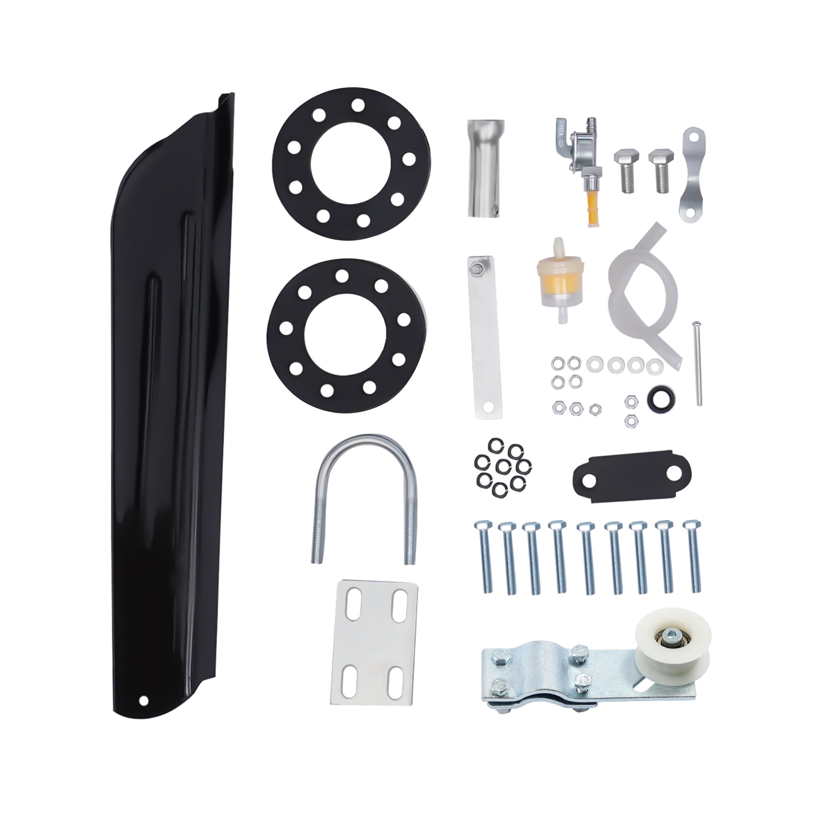 Wildnix 2-Stroke 80cc Bicycle Engine Kit, 38km/h Max Speed, 2.58hp, Manual Clutch, V-Brake Compatible, for 26"-28" Bikes, High Performance