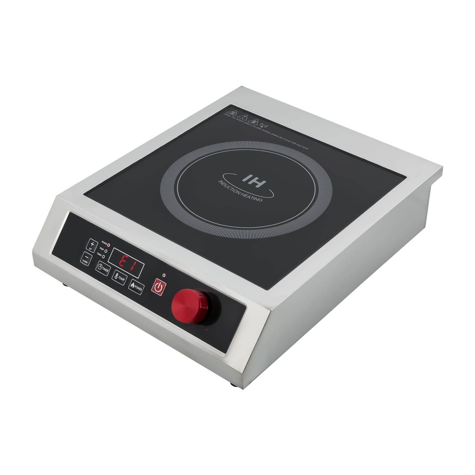 Wildnix 3500W Commercial Induction Cooktop – Dual Chip IGBT, Energy Efficient, Adjustable Power and Temperature, Stainless Steel Construction, Ideal for&nbsp; Kitchens