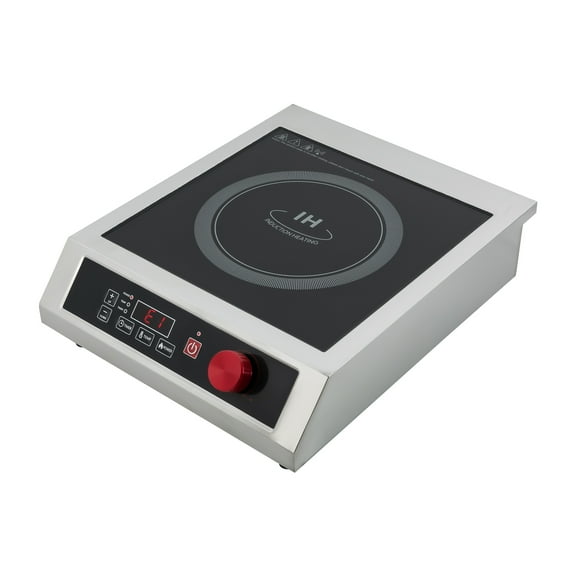 Wildnix 3500W Commercial Induction Cooktop Dual Chip IGBT, Energy Efficient, Adjustable Power and Temperature, Stainless Steel Construction, Ideal for Kitchens