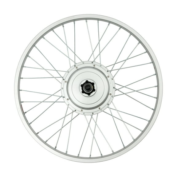 Wildnix 36V 750W 2-Stroke 80cc Bicycle Engine Kit, Brushless Hub Motor Conversion Kit for Electric Bike, V-Type or Disc Brake Compatible