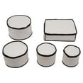 thumbnail image 1 of Wildnix 5-Piece Cutlery Storage Bag Set with 48 Felt Separators, Adjustable and&nbsp; Storage for Cups, Plates, Ideal for Picnics and Camping, 1 of 6