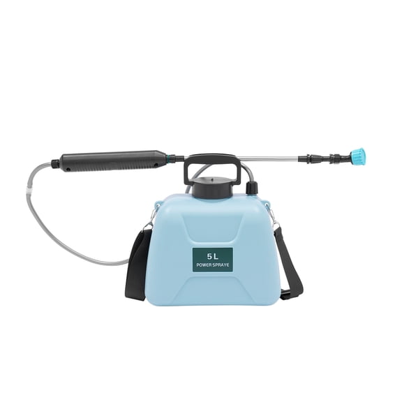 Wildnix 5L/1.35 Gallon Sprayer with Two Modes, DC and Fine Fog, Adjustable Nozzle, Built-in Lithium Battery, Easy to Fill, Automatic Water Spraying, Durable ABS and PE Construction