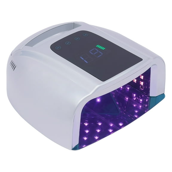 Wildnix 96W High-Power UV + LED Dual Light Nail Dryer with 42 LED Beads, Intelligent Temperature Control for Safe and Efficient Nail Curing