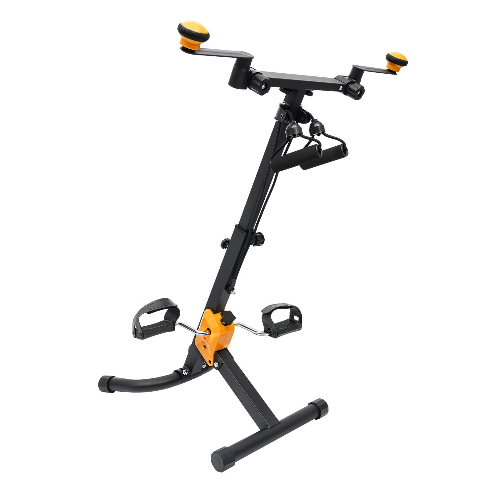 Wildnix Adjustable Height Exercise Bike with Resistance Bands and Non-Slip Foot Pedals for Home Use, Ideal for Elderly Rehabilitation