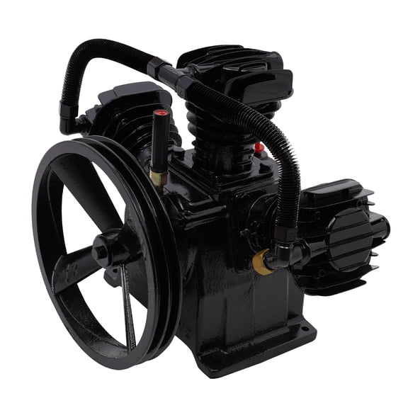 Wildnix Air Compressor Pump Head with Cast Iron and Aluminum Construction, Low Noise Operation, Improved Efficiency, Faster Heat Dissipation, Easy Installation, Durable and Long-Lasting