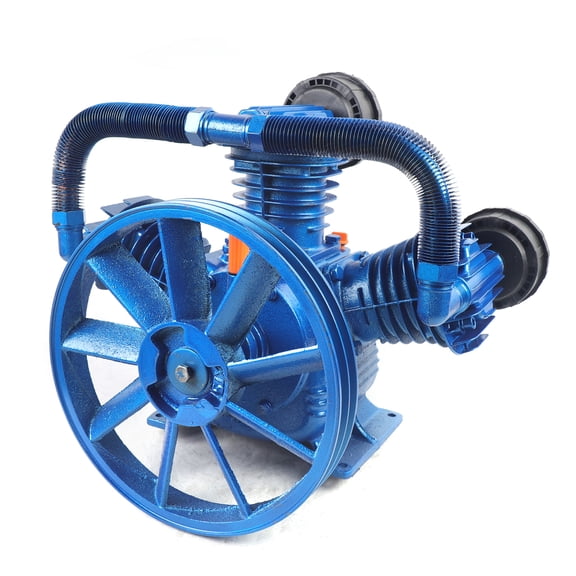 Wildnix Air Compressor Pump Head Replacement Part, 10 HP, 175psi Pressure, Cast Iron Construction, for Improved Machine Stability