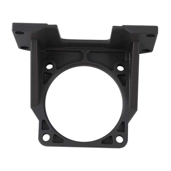 Wildnix Aluminum Alloy Motor Mounting Bracket with Stable Base, Black, Baked Paint Finish, 4-Hole Base for Variable Speed Motors