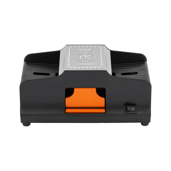 Wildnix Automatic Card Shuffler for 2 Decks, Easy to Use, Reduces Shuffling Time for Solitaire, Battery and USB Powered
