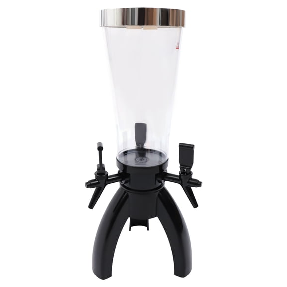 Wildnix Beer Tower Beverage Dispenser with 3 Taps, 3L Capacity, Stainless Steel Nozzles, Precise Scale, Ideal for Parties, Bars, and Events