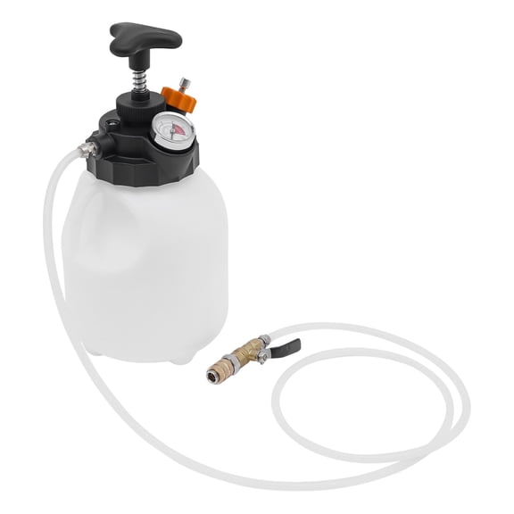 Wildnix Brake Bleeder Kit, 12-Piece Adapters, High-Quality PE Fluid Container, 0.79gal Capacity, Compatible with Ford, BMW, Honda, VW, Mercedes, Easy to Use