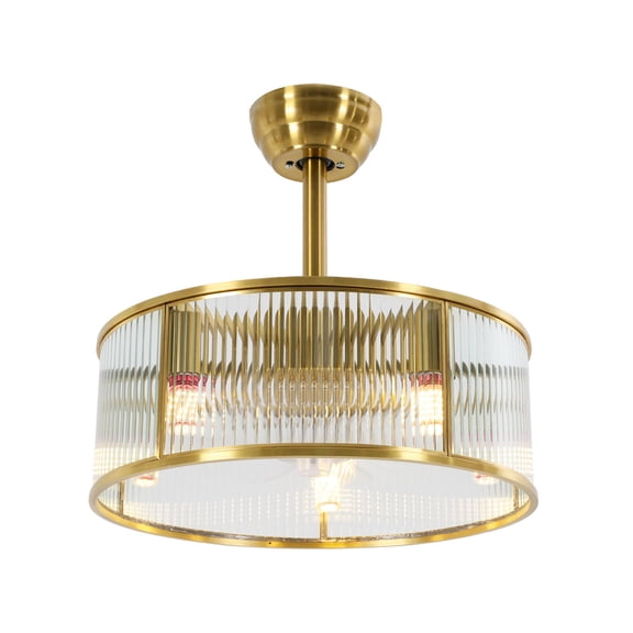 Wildnix Ceiling Fan Light with Remote Control, 6-Speed Wind, Adjustable Light (3000K-6500K), Quiet Operation, Energy-Saving Design