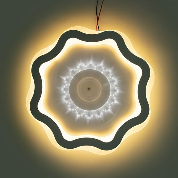 Wildnix Ceiling Fans with Adjustable Speed, 6 Wind Speeds, Remote Control, Dimmable Lighting, Quiet Motor, 3 Lighting Colors, Smart Timer Function