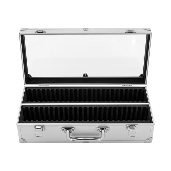 Wildnix Coin Slab Holder with 50 Slots,  Acrylic and ABS Construction with Soft EVA Interior for Secure Coin Storage and Protection
