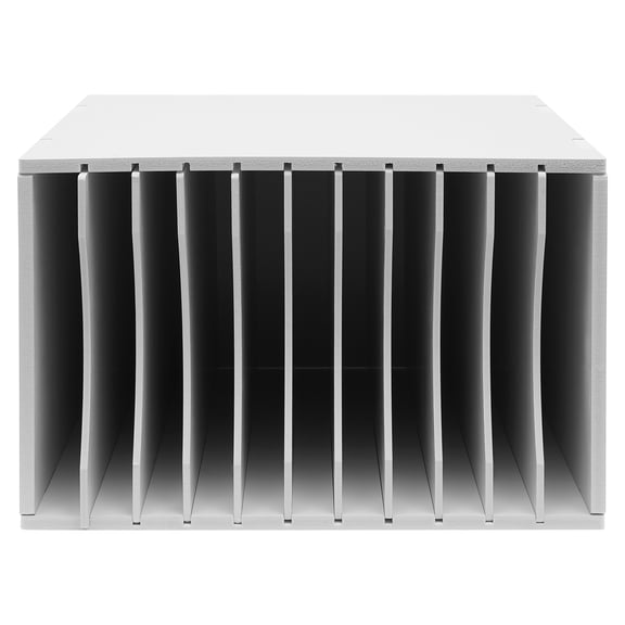 Wildnix Desktop File Organiser with Removable Dividers and 11 Compartments for Organizing Documents, Letters, Mail, and Stationery