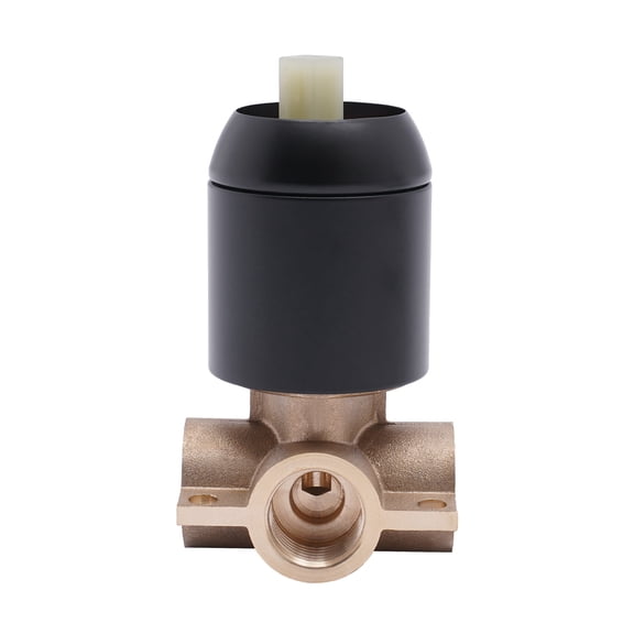 Wildnix Durable Black Shower Valve Handle with Brass Construction, Ceramic Core, and Comfortable Touch for Efficient Water Flow Control