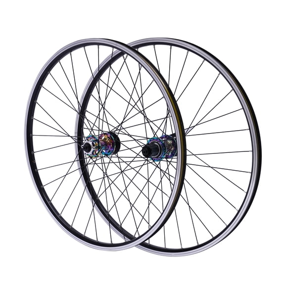 Wildnix Durable Front and Rear Wheelset with Aluminum Alloy Hubs, 45 Steel Spokes, High Bearing Capacity, Detachable for Easy Maintenance and Installation
