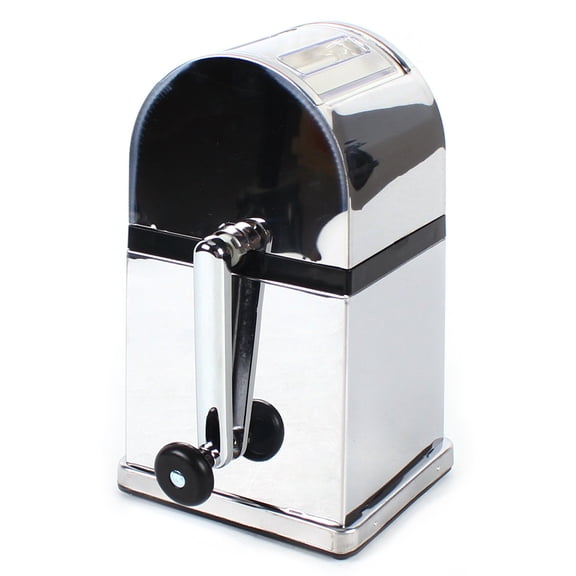 Wildnix Durable Shaved Ice Machine, Stainless Steel Blades, Easy to Use Hand Crank, Ideal for Summer Drinks, Housewarming or Birthday Gift