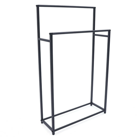 Wildnix Durable Towel Rack with High-Temperature Coated Iron, Stand-Up Design, and High Load Capacity for Bathroom and Outdoor Use, Easy to Move