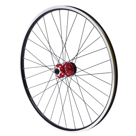 Wildnix Durable and Lightweight Bicycle Wheelset, Front and Rear Wheels with Bearings, Double Six-Hole Disc Brakes for Safe and Efficient Riding