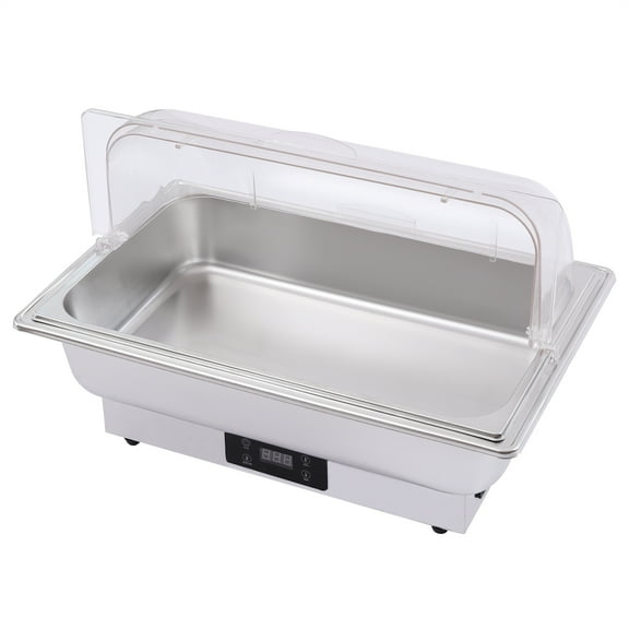 Wildnix Electric Chafing Dish Buffet Set with 14L Capacity, Adjustable Temperature, Anti-Dry Burn Function, and Removable Tray for Events