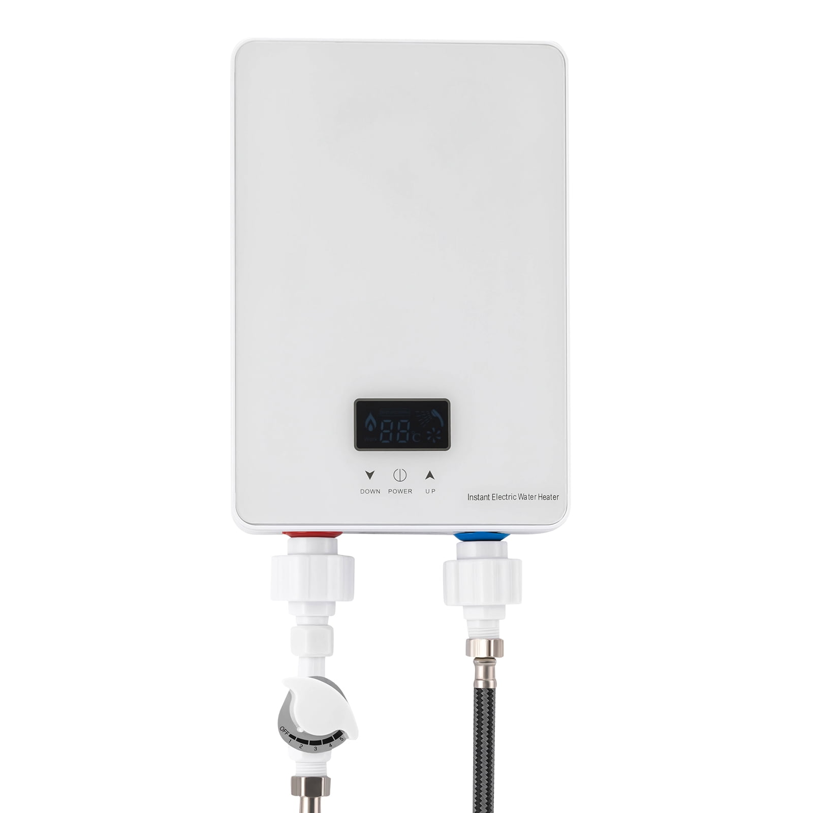 Modulating Heater Wildnix Energy-Saving Instant Water Heater with 6000W Power, Self ...