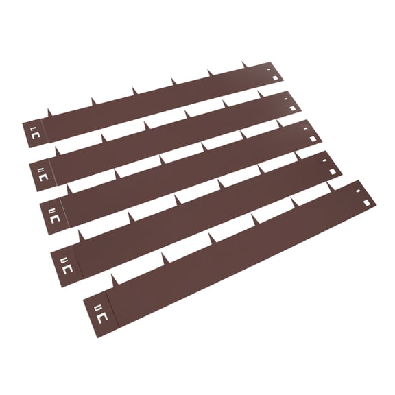 Wildnix Flexible Landscape Edging Set of 5, 16.25ft, Steel with Nano Baking Paint, Easy to Install, Perfect for Garden and Lawn Decoration