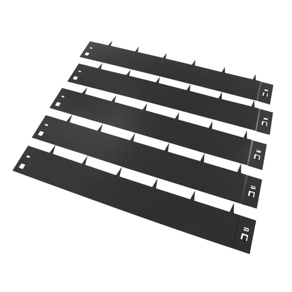 Wildnix Flexible Steel Landscape Edging Set with 5 Pieces, 16.25ft Total Length, High-Quality Corrosion-Resistant Material, Easy to Install for Beautiful Garden Design