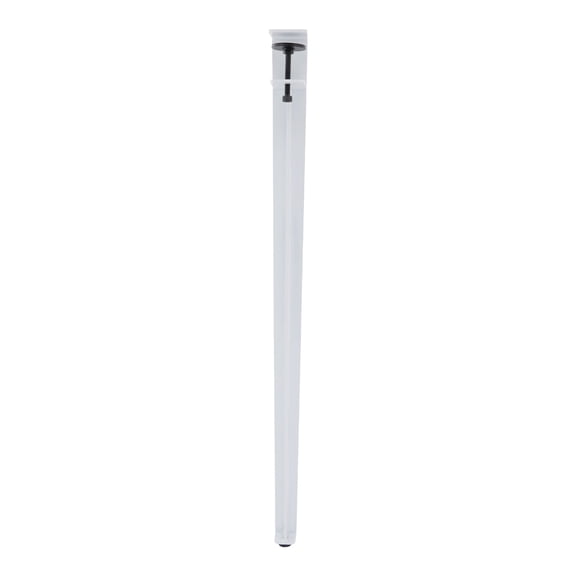 Wildnix Foldable Hairpin Table Legs, Set of 4, Adjustable Clamp Design, High Load-Bearing Capacity, Suitable for DIY Tables, White Iron Legs