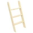 thumbnail image 1 of Wildnix Foldable Wall-Mounted Step Ladder, 3-Step Wooden Bed Ladder, Space-Saving, Sturdy Construction, Easy Assembly, Perfect for Home Use, 1 of 6